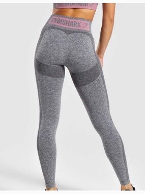 GYMSHARK Flex High Waisted Leggings Heather Gray Size Small